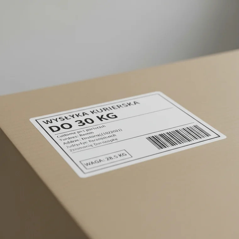 Panel konfiguracji wysyłki kurierem w WooCommerce z ustawieniami paczek do 30 kg w sklepie internetowym