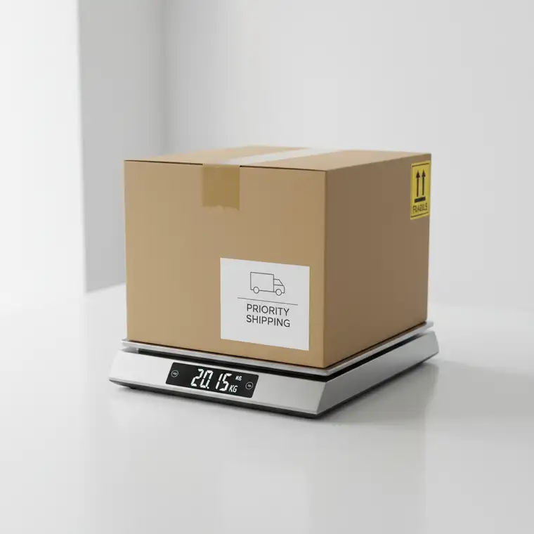 Panel administracyjny WooCommerce pokazujący konfigurację wysyłki dla produktów gabarytowych powyżej 20 kg w sklepie internetowym