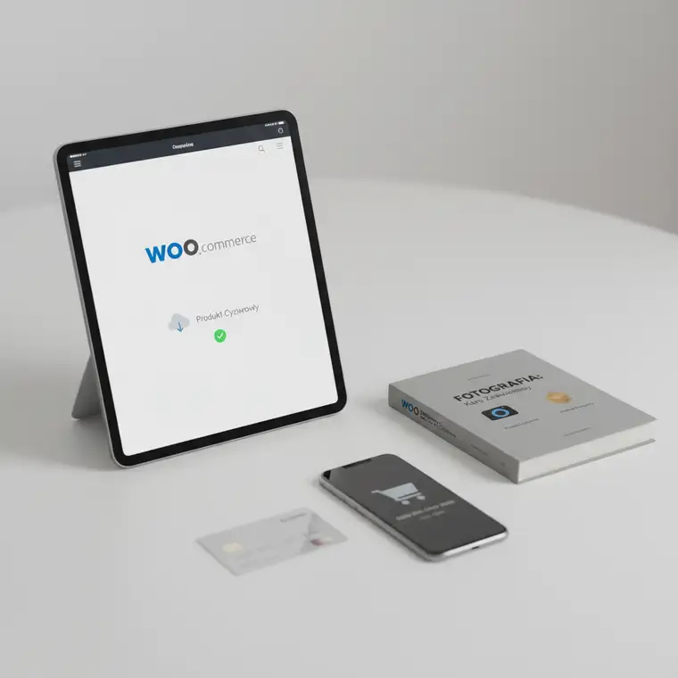 Panel WooCommerce z konfiguracją produktów cyfrowych i fizycznych, pokazujący jak ustawić wysyłkę WooCommerce dla produktów cyfrowych i fizycznych w jednym zamówieniu