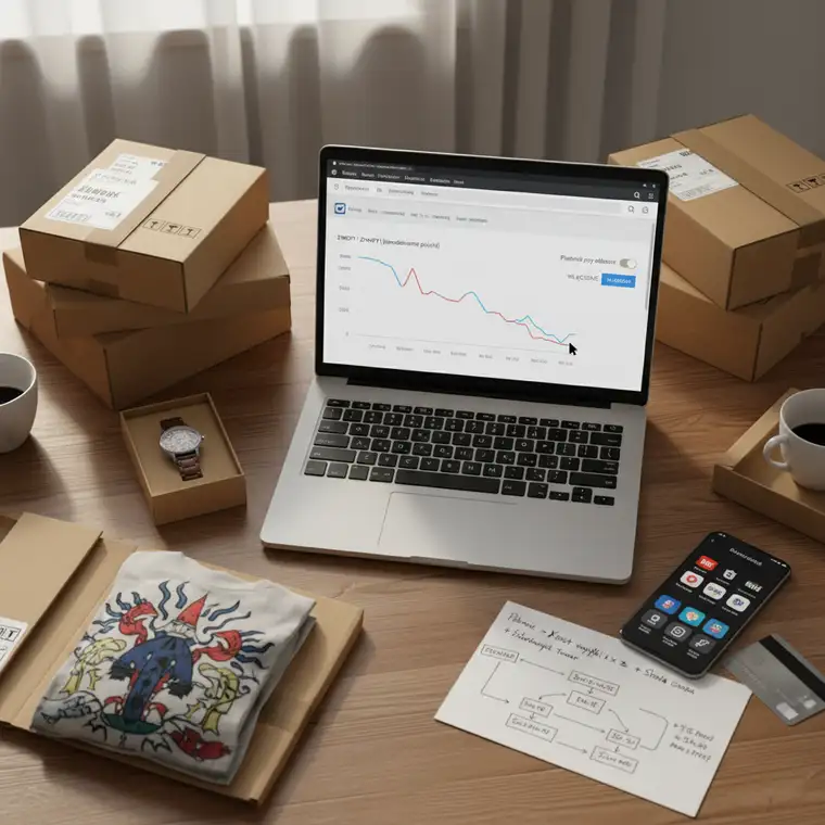 Ilustracja przedstawiająca analizę zwrotów i marży w sklepie WooCommerce, aby ocenić opłacalność płatności przy odbiorze i moment jej wyłączenia