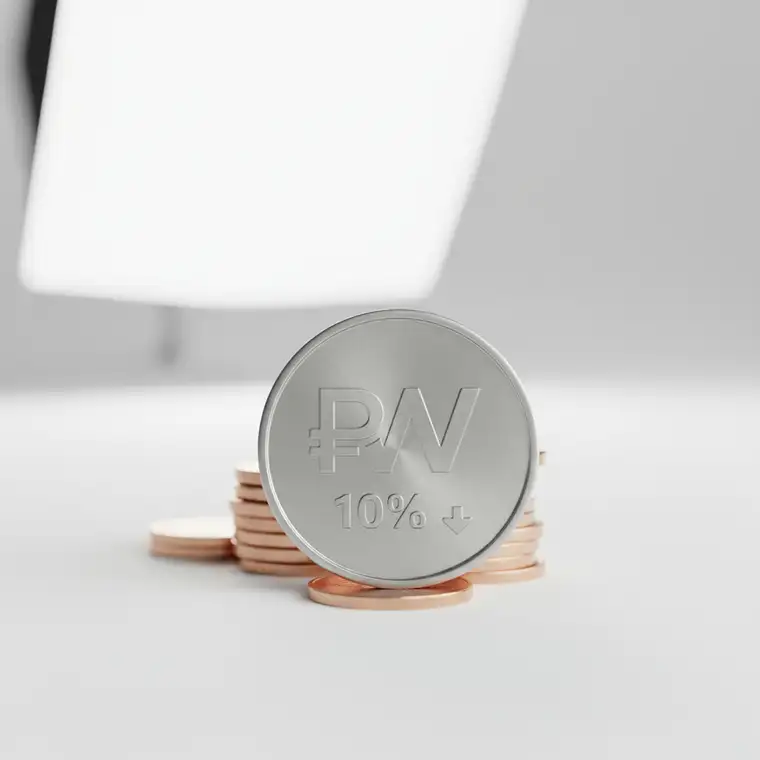 Schemat właściciela sklepu WooCommerce analizującego prowizje płatności online i szukającego sposobów na obniżenie kosztów przy niskiej marży