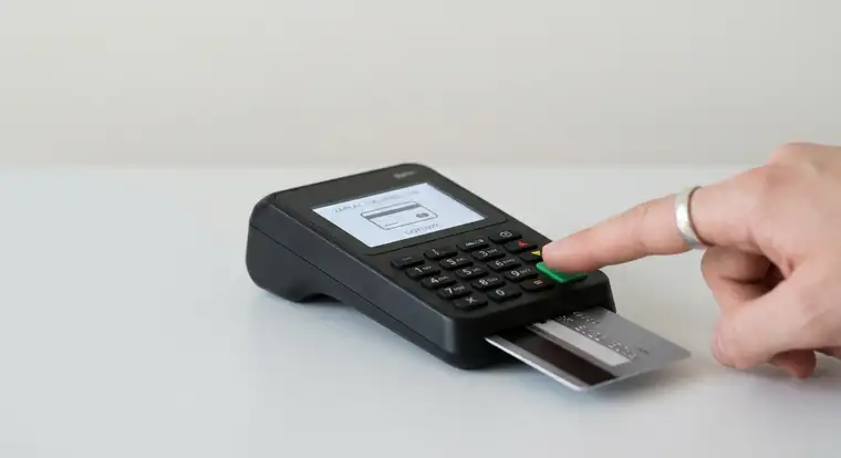 Ekran sklepu WooCommerce pokazujący proces płatności jednym kliknięciem z zapisaną kartą klienta, zwiększający wygodę i konwersję