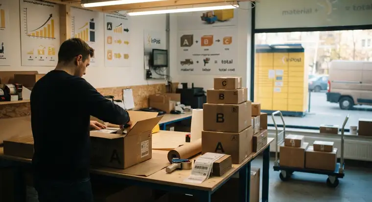 Kalkulacja kosztu wysyłki Paczkomatem InPost w sklepie internetowym, pakowanie, zwroty i próg darmowej dostawy w 2026 roku